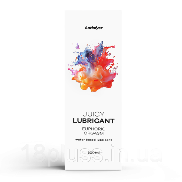 Лубрикант на водній основі з зігріваючим та охолоджуючим ефектом Satisfyer Juicy Lubricant Euphoric Orgasm, 300 мл, фото 1
