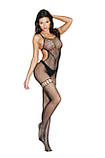 Сексуальний бодістокінг Softline 6779 Bodystocking, чорний S/L, фото 5