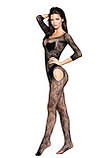 Сексуальний бодістокінг Softline 6032 Bodystocking, чорний S/L, фото 5