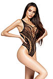 Сексуальне боді Softline 6717 Body, чорне S/L, фото 2