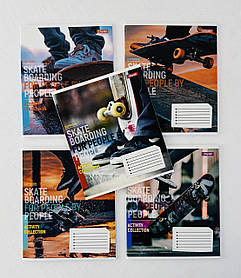 Зошит 48 листів у клітинку Sketeboarding (768177) 1 вересня