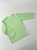 Кофточка із застібкою на плечі, в тканині футер (байка), 86 розмір