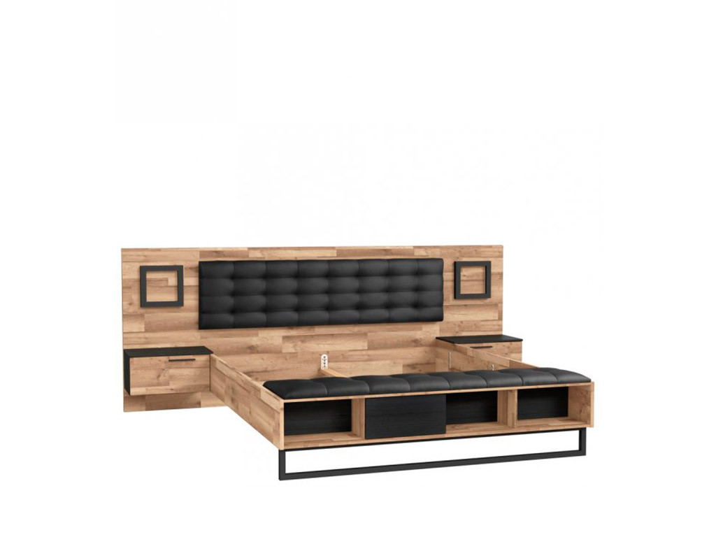 Ліжко з тумбами Jakobina JKBL1181B, фото 1