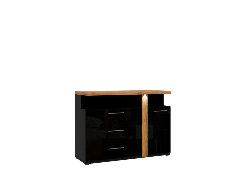 Комод Tuluza Black TUZK222B, фото 1