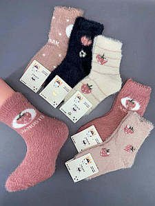 Норкові дитячі шкарпетки "Корона" 21-25 взуття (5 пар/уп.)