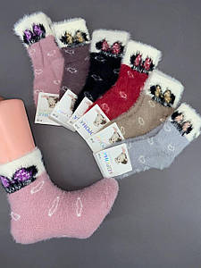 Норкові дитячі шкарпетки "Корона" 21-25 взуття (5 пар/уп.)