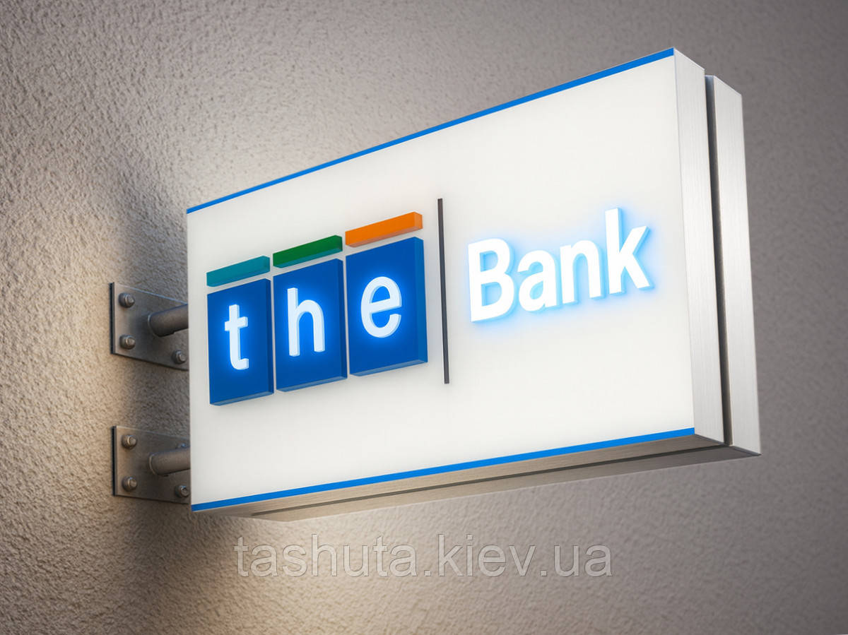 Торцевой лайтбокс из композита с накладными элементами, односторонний Ташута  (11-48070-01)