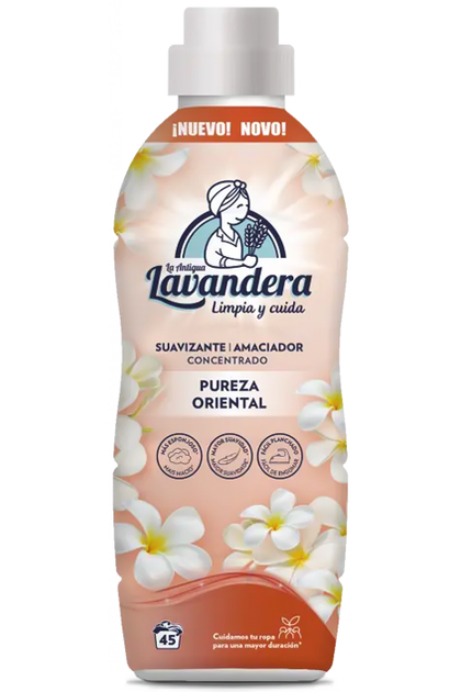 Кондиціонер для білизни Lavandera Східна чистота, 1 л (45 прань), фото 1