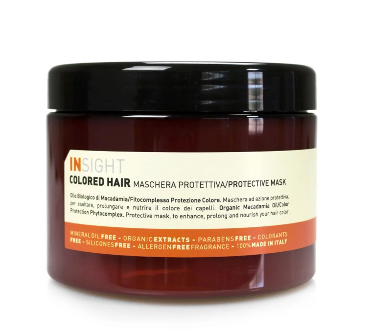 Маска для захисту кольору пофарбованого волосся Insight Colored Hair Protective Mask 500 мл, фото 1