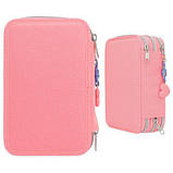 TOP Model потрійний пенал з двосторонніми блискітками 12950, фото 7