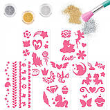 Ylvi Набір для тату з блискітками 12039, фото 5