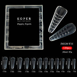 Верхні форми koper 120 шт/уп. для нарощування нігтів №11