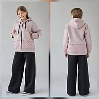 Толстовка на блискавці для дівчаток рожева тм BossKids