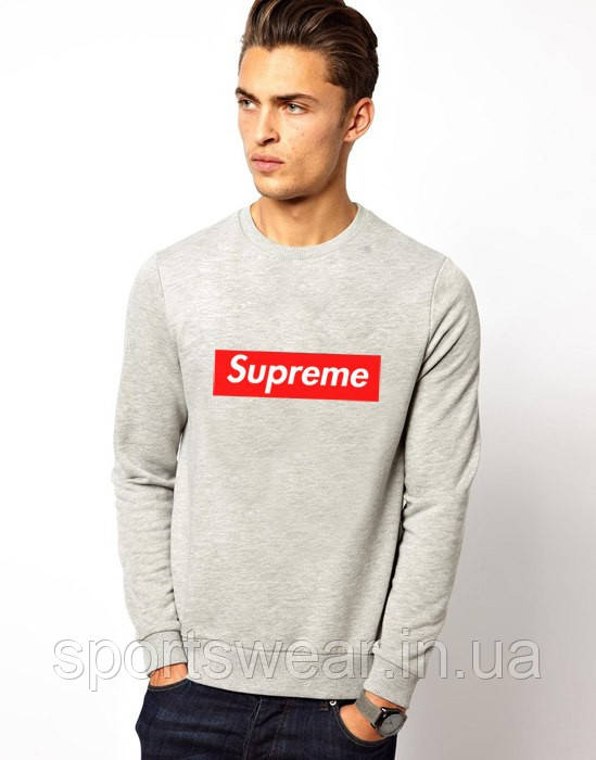 Свитшот Supreme унисекс - фото 1 - id-p479430050