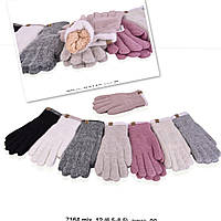 Жіночі рукавички, ангора на хутрі (6.5-8.5) купити гуртом від складу 7 км Одеса
