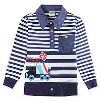 Детская рубашка-обманка "Поло" для мальчика 110