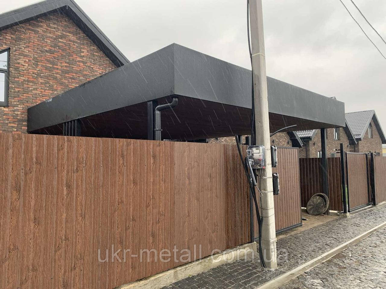 Навіс для авто в стилі Лофт, фото 1