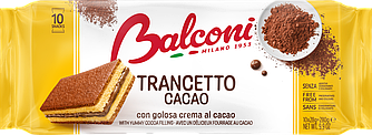 Упаковка Бісквіти з какао BALCONI 280г, (15шт/ящ)