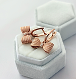 Срібний набір Сережки та Каблучка Метелик, фото 9