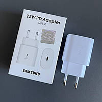 Адаптер 25W Type C для Samsung A07 блочок зарядка на самсунг а07