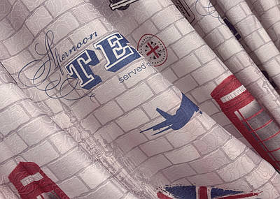 Шторна тканина, фотоштори з різнокольоровим принтом, колекція "Лондон". Колір різнокольоровий. Код 913ш