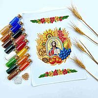 Набір для вишивки Рушник спасівський 30х22 см (з намистинами та бісером)