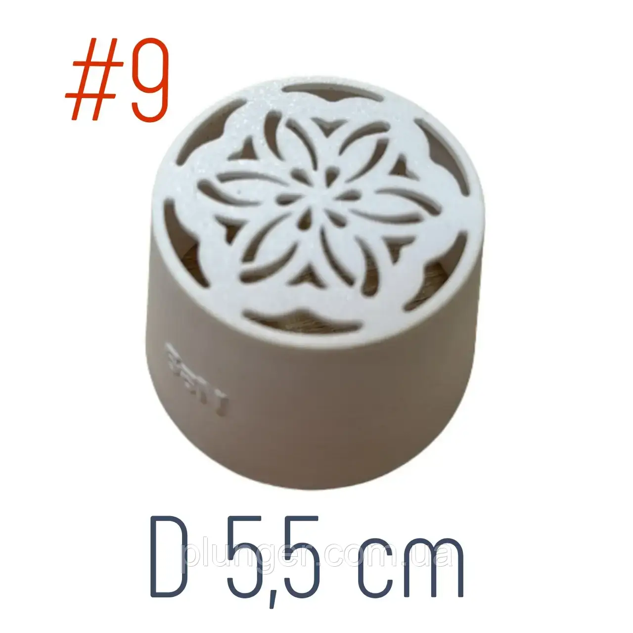 Насадка кондитерська гігант для зефіру №9, 5.5 см, фото 1