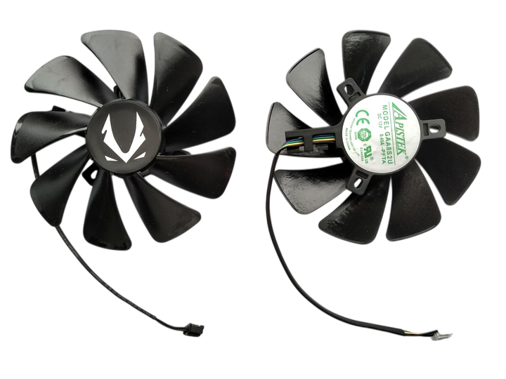 Вентилятор (кулер) Apistek 56434 для відеокарти Zotac AMP Edition GTX1080 TI 1070 TI комплект 2шт (GAA8S2U)