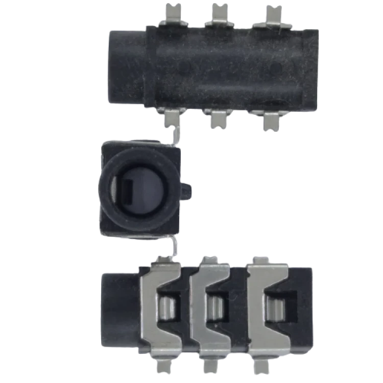 Аудіо гніздо PJ-313D Jack 3.5mm 3+3pin