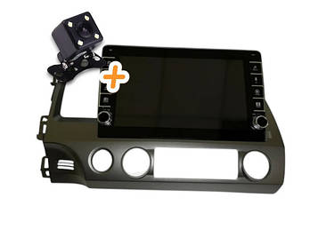Магнітола для Honda Civic 2006-2011 Android 2/32 ГБ з кнопками | CarPlay, Bluetooth, камера