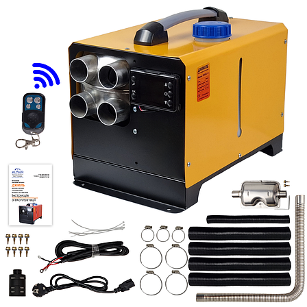 Автономний дизельний обігрівач Джміль Люкс WF8002-4А (вебасто), 8 кВт (12/24/220В), фото 1