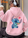 Жіноче стильне худі з принтом Стіча, фото 2