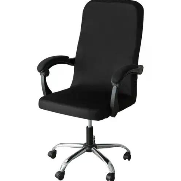 Чохол на офісне крісло Malatec 22887, поліестер, універсальний, чорний, фото 1