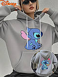 Жіноче стильне худі з принтом Стіча, фото 4