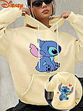 Жіноче стильне худі з принтом Стіча, фото 7