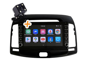 Магнітола для Hyundai Elantra 2006-2012 Android 4/64 ГБ з кнопками | 4G, 8-ядер, CarPlay, Bluetooth, камера