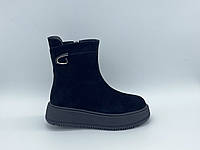 Зимові черевики на товстій підошві Erisses. Маленькі розміри: 33, 34, 35.