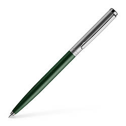Ручка кулькова OttoHutt серії Design 01 Ballpoint Pen Frosted Sagegreen Ruthenium, корпус зелений, 941102