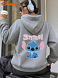 Жіноче стильне худі з принтом Стіча, фото 3