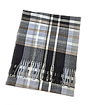 Шарф зимовий кашеміровий чоловічий Арно сірий графіт 170х40 см