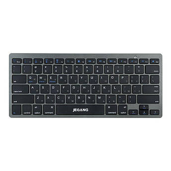 Клавіатура бездротова JEQANG BT/2.4GHz JB-320 Grey