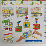Кукурудзяний конструктор натуральний і універсальний PLAY AND LEARN (навчальний) "ABC" Play Mais (160250), фото 2