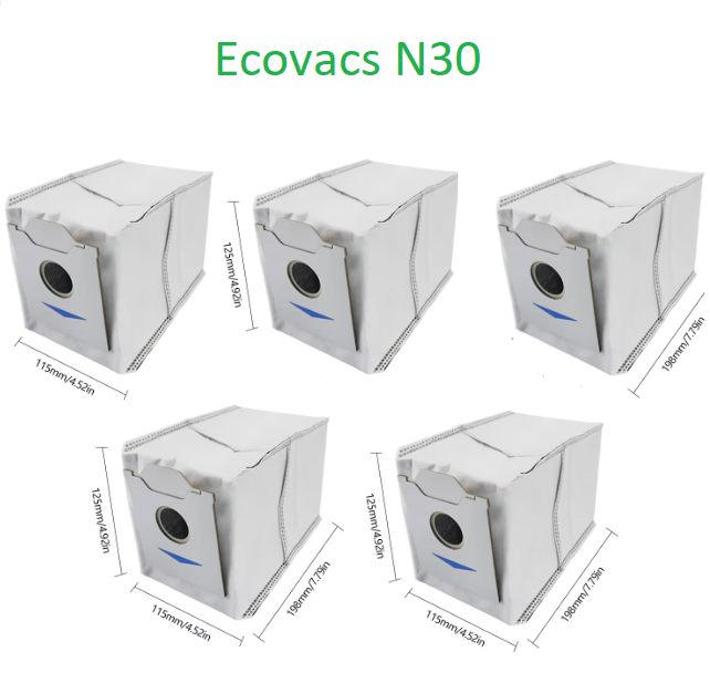 Мішок для пилу для робота-пилососа Ecovacs Deebot N30 Omni / N30 Pro 5шт