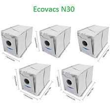 Мішок для пилу для робота-пилососа Ecovacs Deebot N30 Omni / N30 Pro 1шт, фото 2