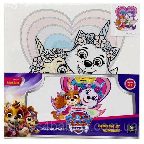 НАБІР ДЛЯ РОСПИСІ ПО НОМЕРАМ 30Х30 СМ "СКАЙ І ЄВЕРЕСТИ"