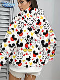 Жіноча тепла толстовка на молнії зі Мікі Маусом, фото 2
