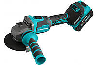 Акумуляторна болгарка УШМ Grand 20BL/HS, 125 мм, високоточна, з 2 АКБ 20В/4А·год