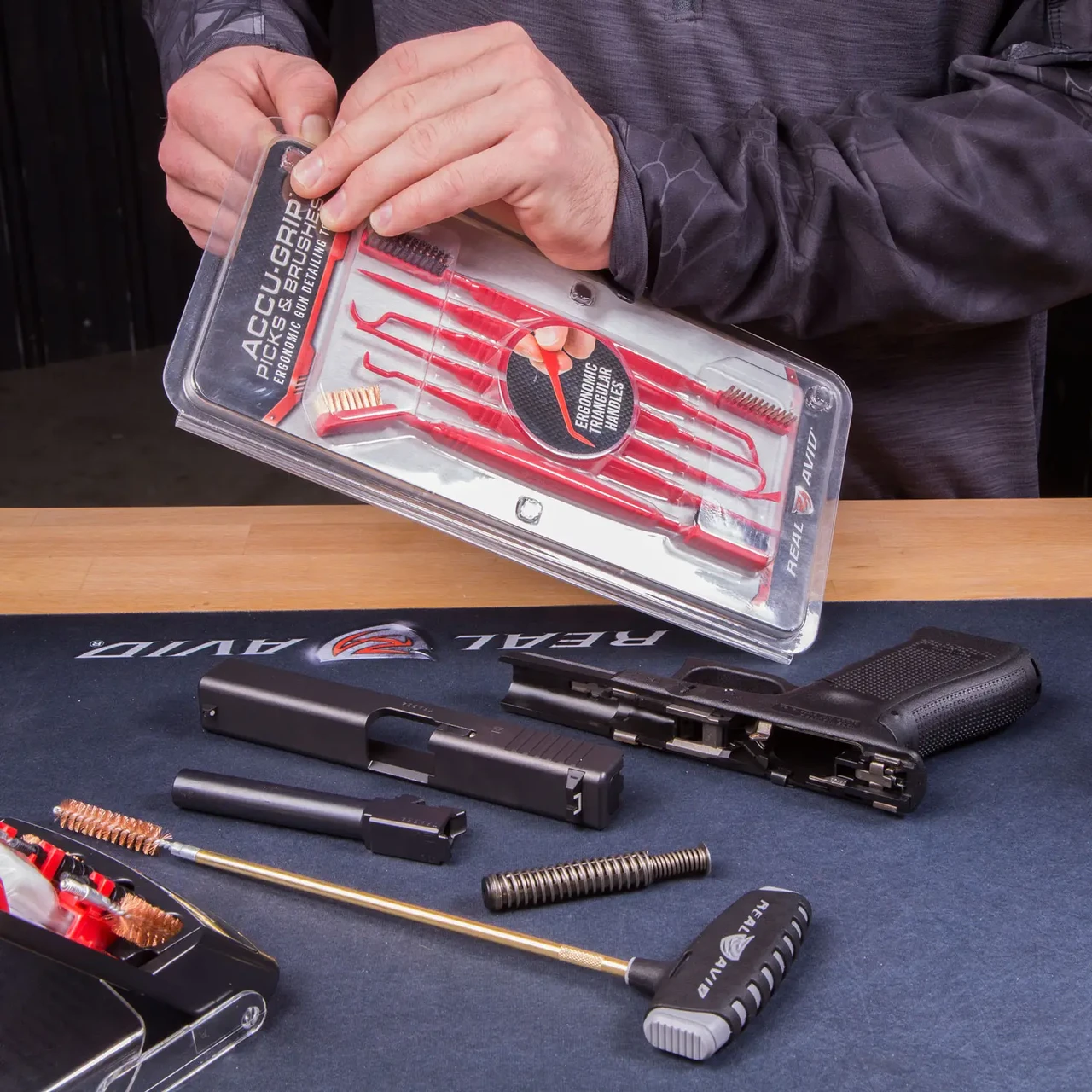 Набір для чищення Real Avid Accu-Grip Picks & Brushes, фото 1