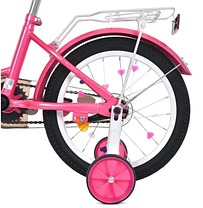 Велосипед дитячий PROF1 14 MB PRINCESS 14041-1 рожевий, фото 4