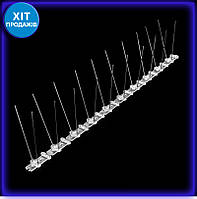 Mm Шипы от птиц Lux Ver Jacopic 0,5м противоприсадные шипы для защиты фасадов и крыш от голубей и птиц Maxi7\Q